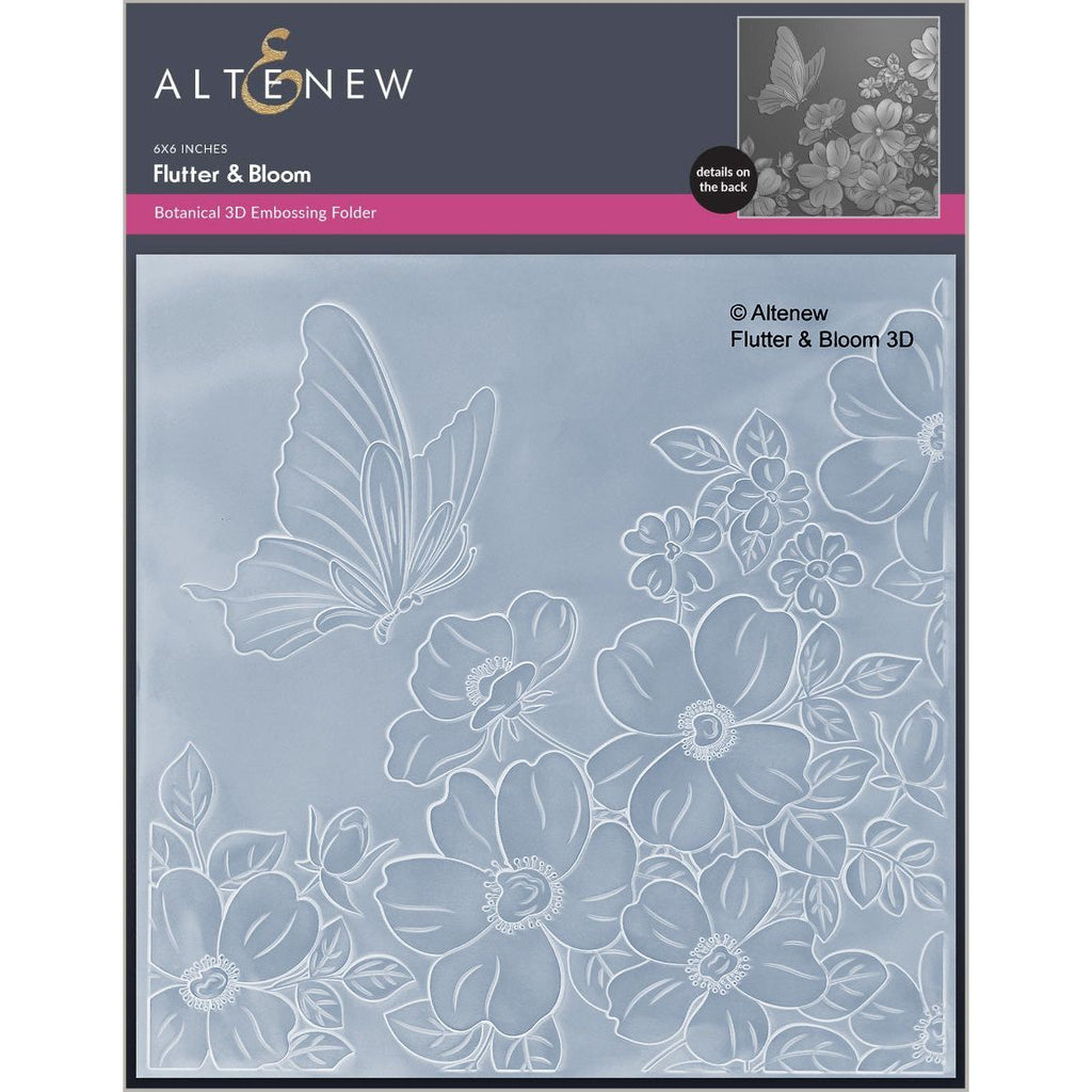 Altenew Flutter and Bloom 3D Embossing Folder alt10041