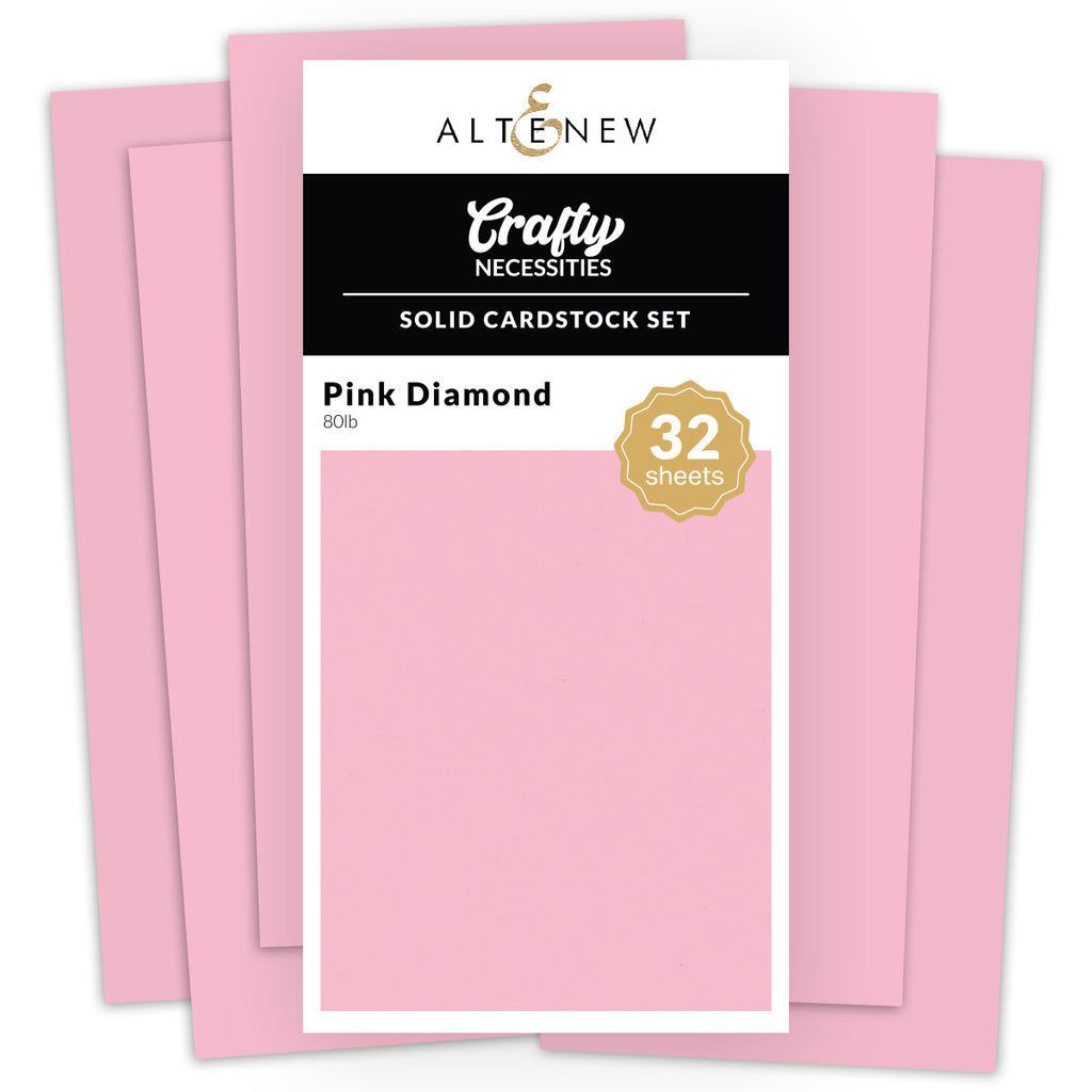 Altenew Solid Cardstock Pink Diamond 32 Sheet Set alt10056