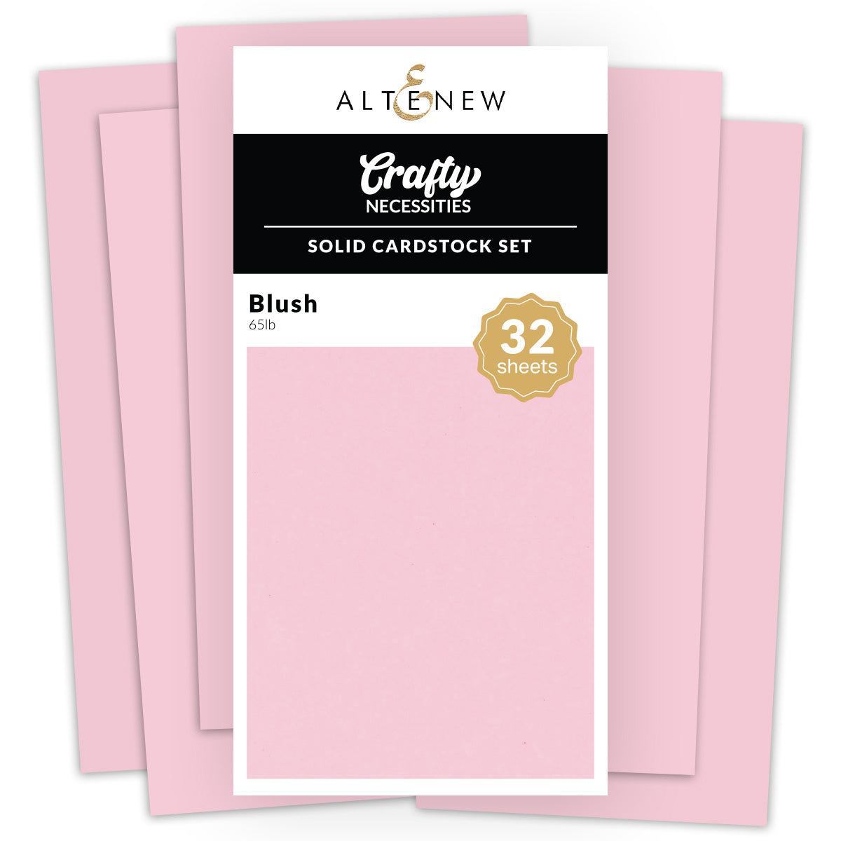 Altenew Solid Cardstock Blush 32 Sheet Set alt10060