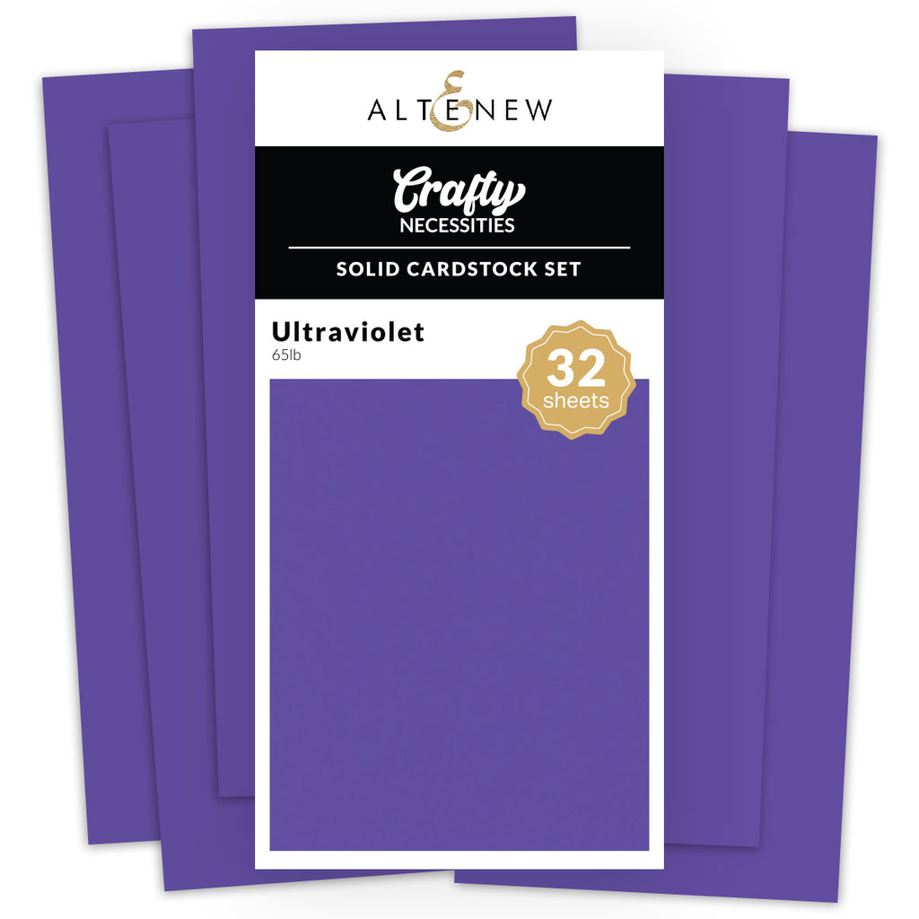 Altenew Solid Cardstock Ultraviolet 32 Sheet Set alt10066