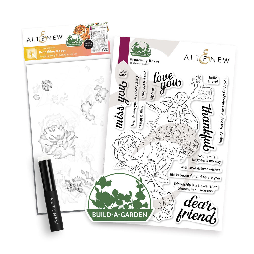 Altenew Build-A-Garden Branching Roses alt10156bn