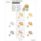Altenew Stencil Art White Cap Peonies Layering Stencils alt10228 layering guide