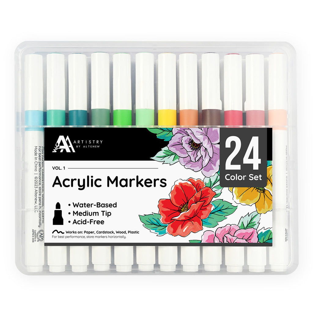 Altenew Acrylic Marker 24 Color Set Vol. 1 alt7745