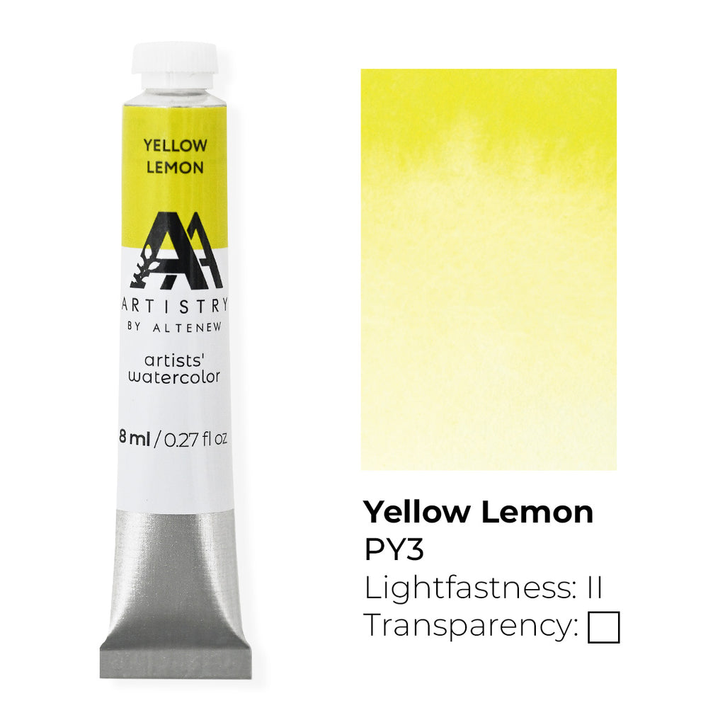 Altenew Yellow Lemon Artists Watercolor Tube alt7987 product image