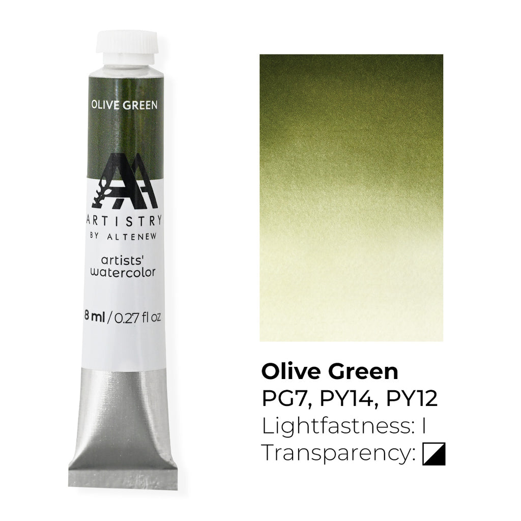 Altenew Olive Green Artists Watercolor Tube alt7989 product image