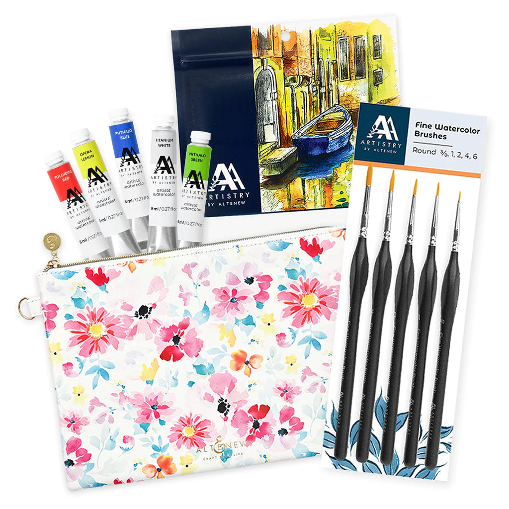 Altenew Watercolor On the Go Tools and Pouch Set alt8226bn1