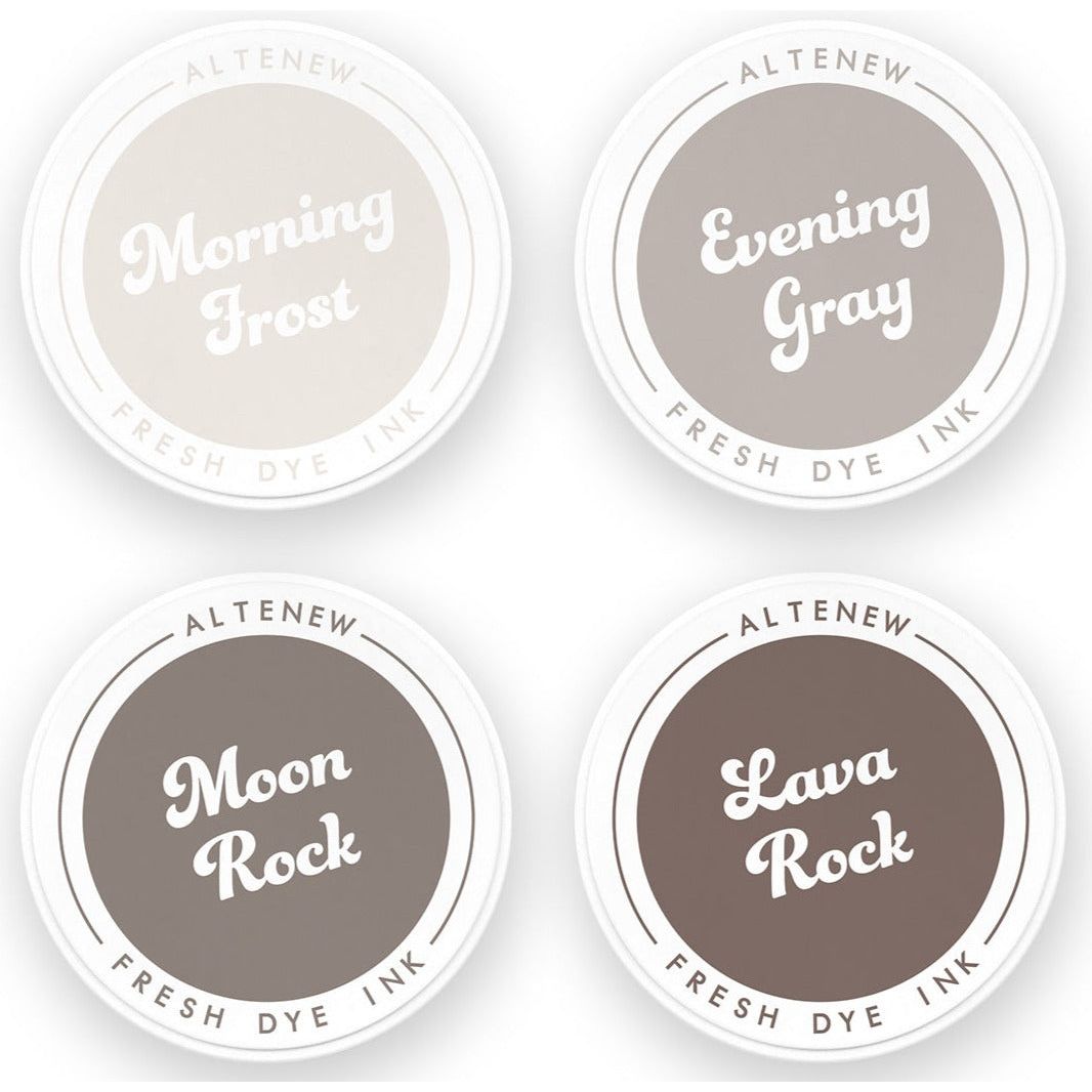 Altenew Warm Gray Fresh Dye Ink Pad Set