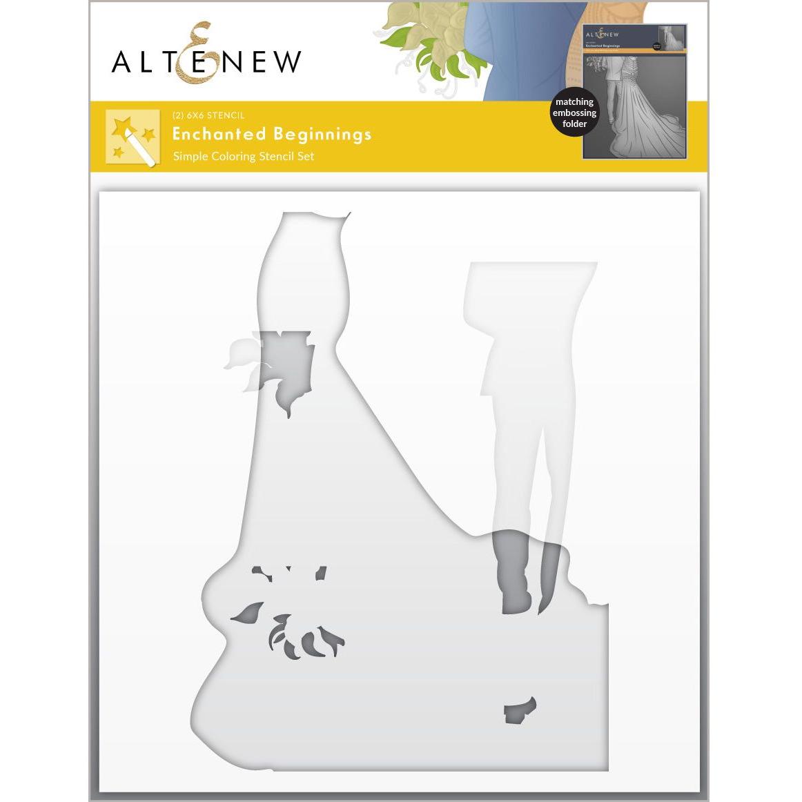 Altenew Enchanted Beginnings Simple Coloring Stencils
