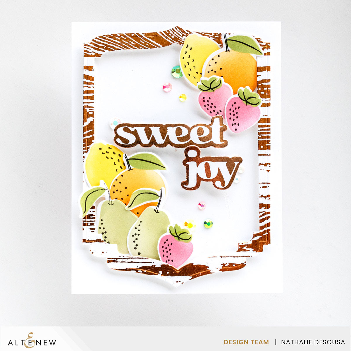 Altenew Dynamic Duo Fruitful Fun Add-On Dies alt10167 shaker card