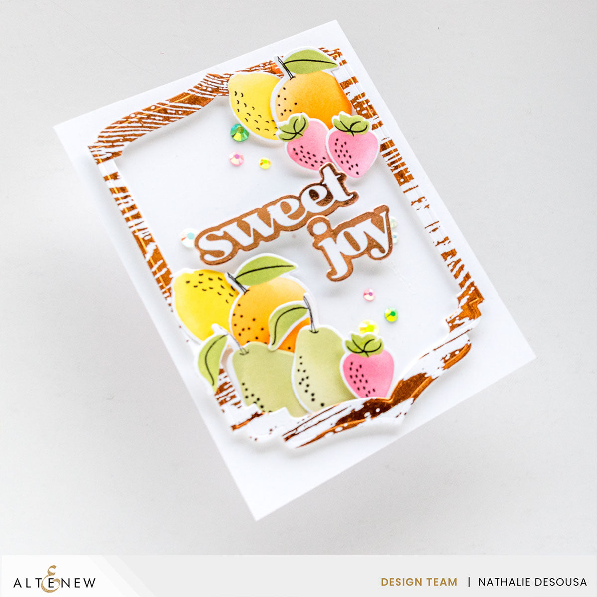 Altenew Rose Gold Mirror Hot Foil Roll alt8600 sweet joy