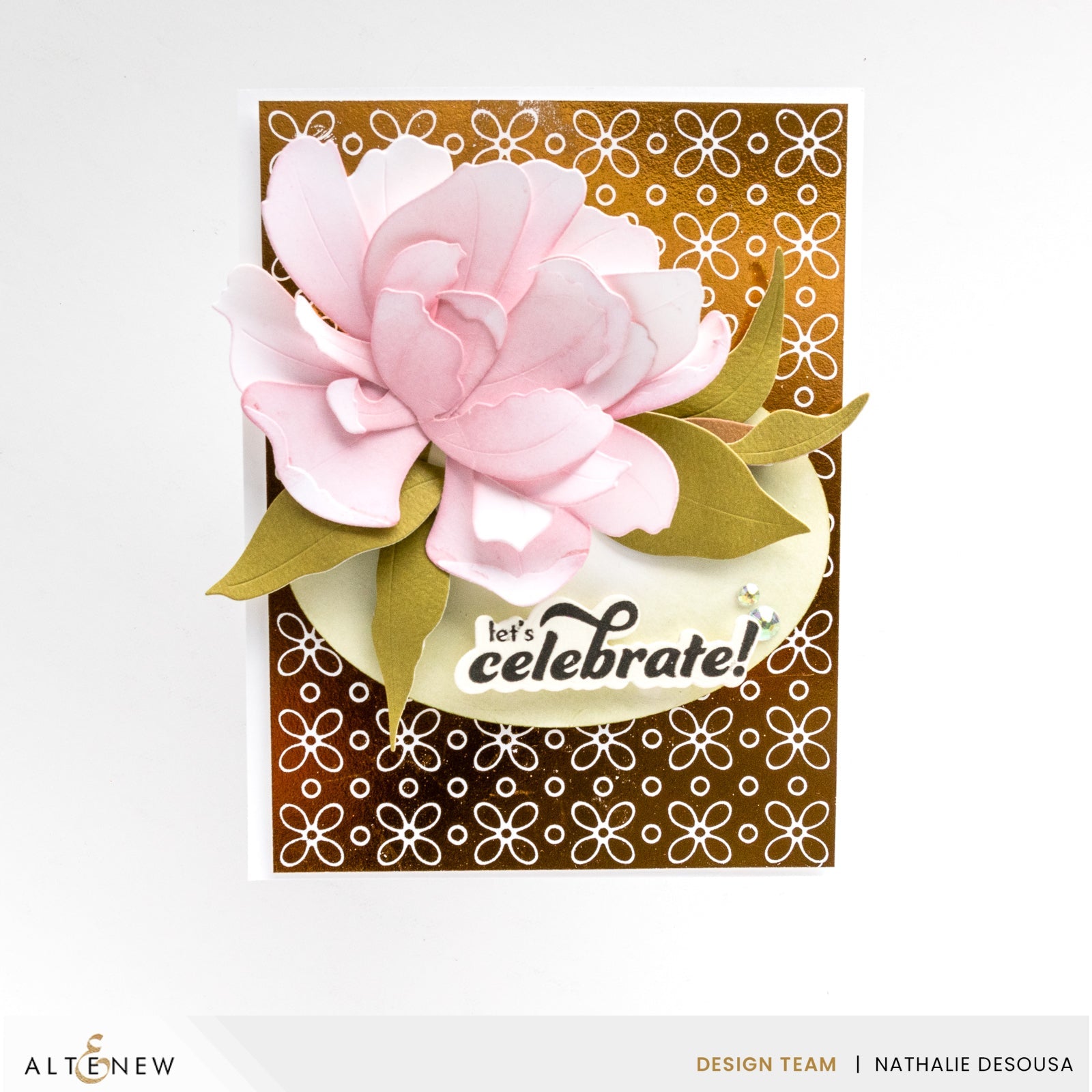 Altenew Gold Mirror Hot Foil Roll alt8602 let's celebrate