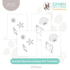 Simon Says Stamp Beachcombing Acetate Foil Transfer Sheets 1003ssa Sunny Vibes