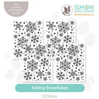 Simon Says Stamp Falling Snowflakes Acetate Foil Transfer Sheets 1006ssa Festive Fun