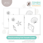 Simon Says Stamp Foil Transfer Cards Beachcombing 1011sfc