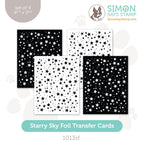 Simon Says Stamp Foil Transfer Cards Starry Sky 1013sf Cheering For You