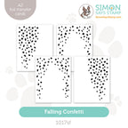 Simon Says Stamp Foil Transfer Cards Falling Confetti 1017sf Stamptember