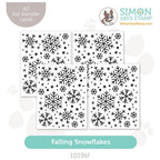 Simon Says Stamp Falling Snowflakes Foil Transfer Cards 1019sf Festive Fun