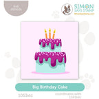 Simon Says Stamp Stencils Big Birthday Cake 1053stc