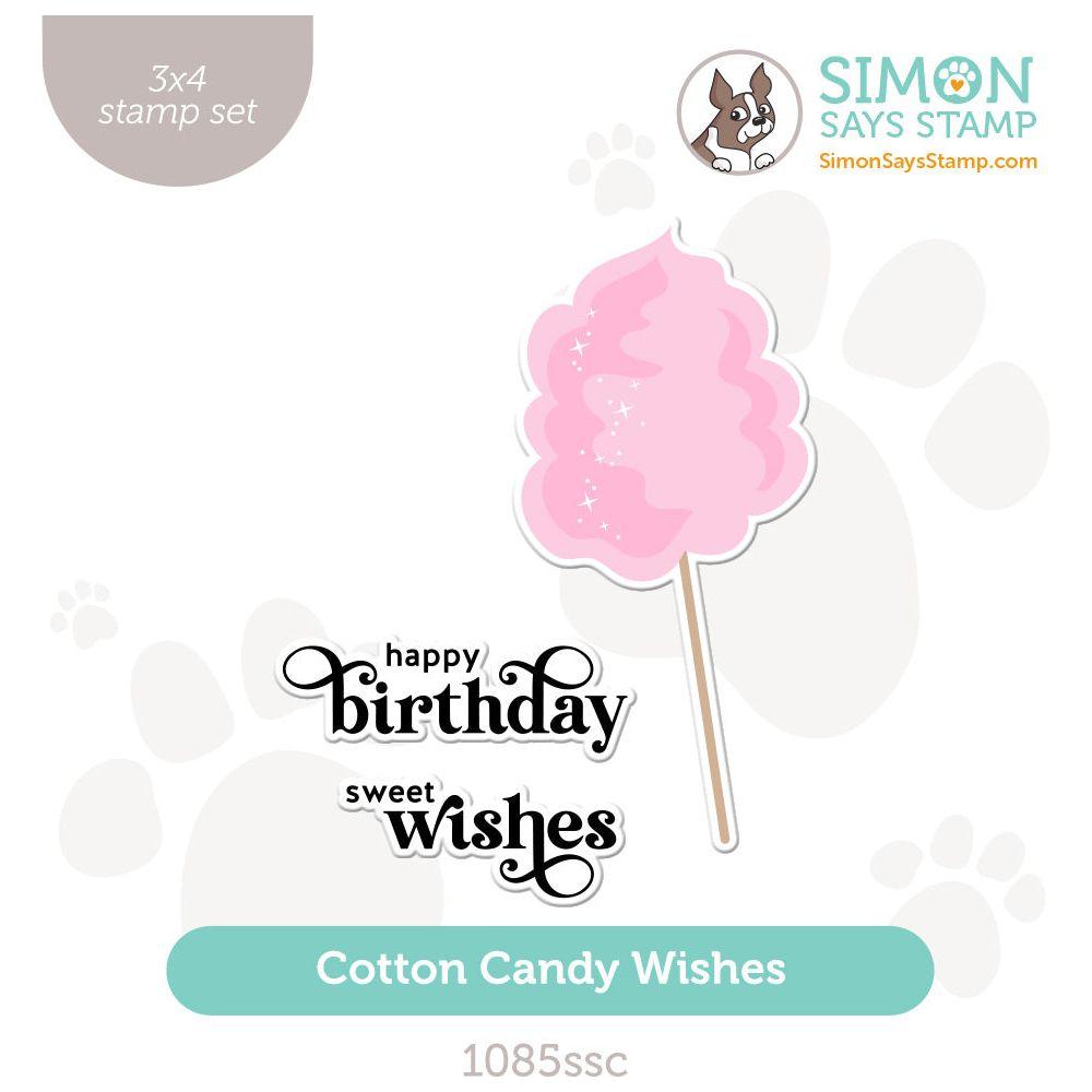 Simon Says Clear Stamps Cotton Candy Wishes 1085ssc Sweet Wishes