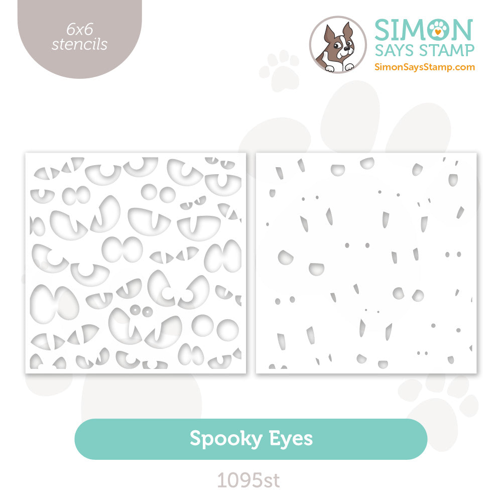 Simon Says Stamp Stencils Spooky Eyes 1095st STAMPtember