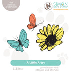 Simon Says Stamp Set of 2 Stencils A Little Artsy 1135stc