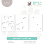 Simon Says Stamp Set of 3 Morning Glory VIbes 1145stc