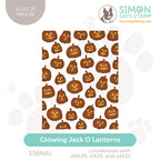 Simon Says Stamp Set of 2 Stencils Glowing Jack O Lanterns 1164stc