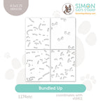Simon Says Set of 4 Stencils Bundled Up 1174stc Sending Cheer