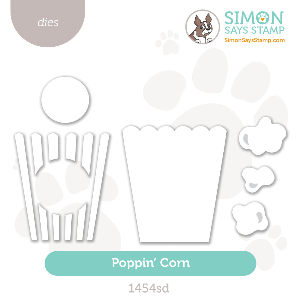 Simon Says Stamp Poppin' Corn Wafer Dies 1454sd