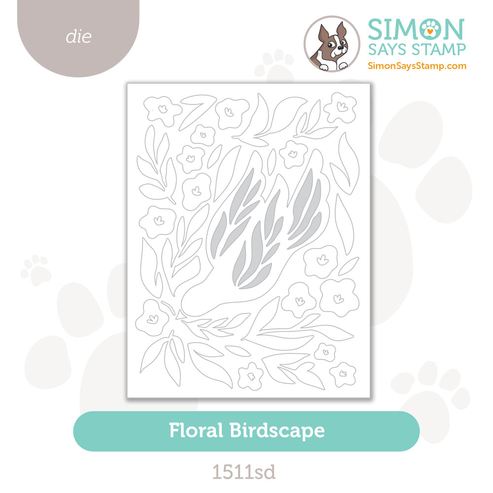 Simon Says Stamp Floral Birdscape Wafer Dies 1511sd In My Heart