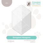 Simon Says Stamp Elongated Hexagons Wafer Dies 1636sdc Always There
