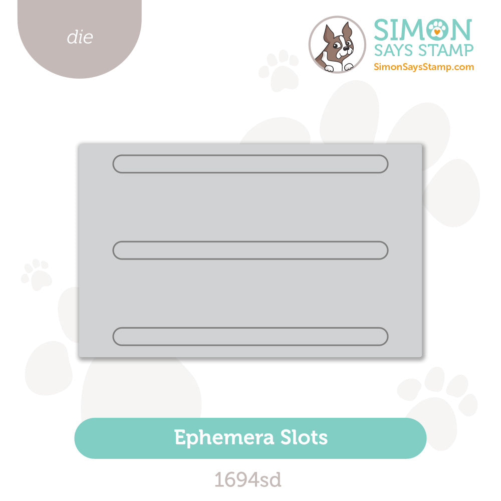 Simon Says Stamp Ephemera Slots Wafer Dies 1694sd
