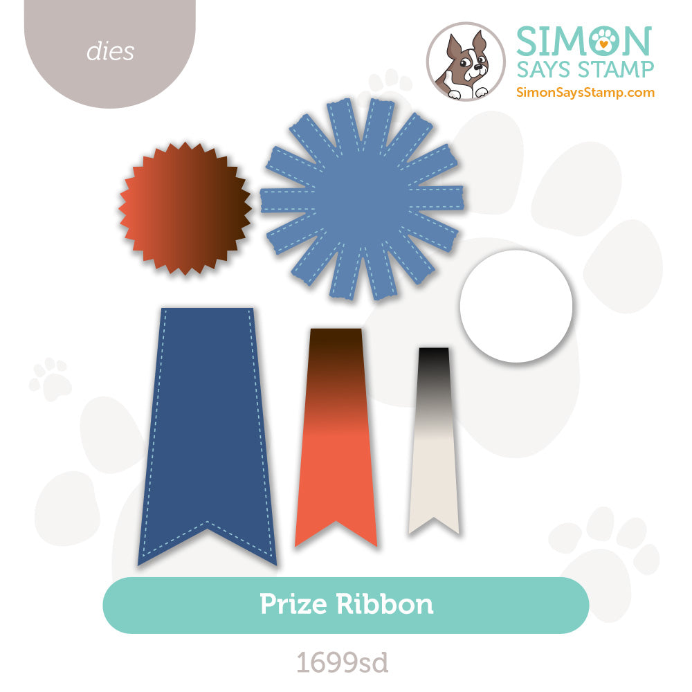Simon Says Stamp Prize Ribbon Wafer Dies 1699sd