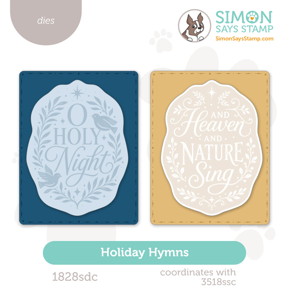 Simon Says Stamp Holiday Hymns Wafer Dies 1828sdc