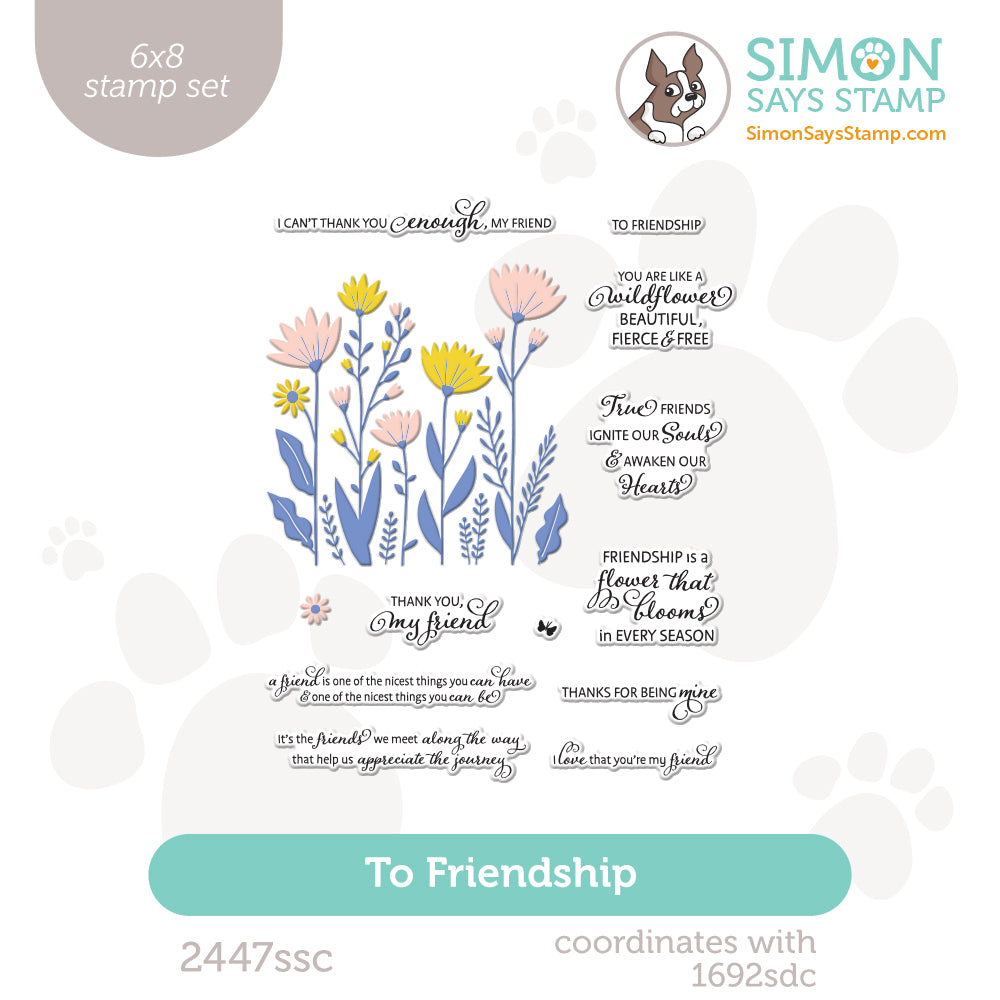 Simon Says Clear Stamps To Friendship 2447ssc Stamptember