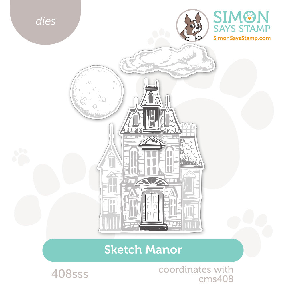 PREORDER Simon Says Stamp Sketch Manor Wafer Dies 408sss