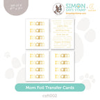 CZ Design Foil Transfer Cards Mom czft002 Be Bold