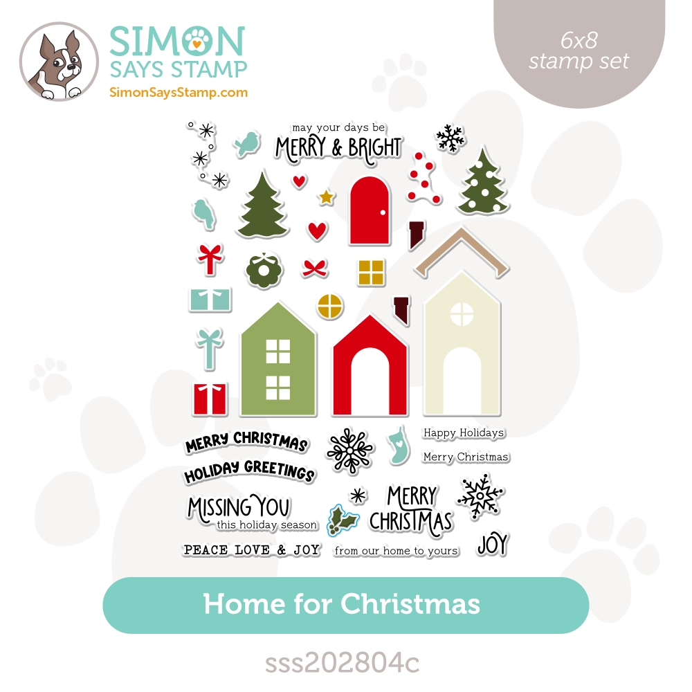 Simon Says Clear Stamps Home For Christmas sss202804c