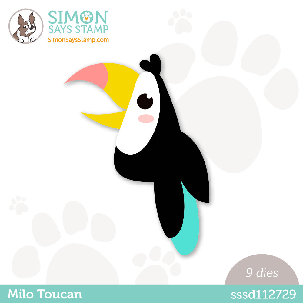 Milo Death Simon Rabbit Simon Says Stamp MILO TOUCAN Wafer Dies sssd112729 Hugs