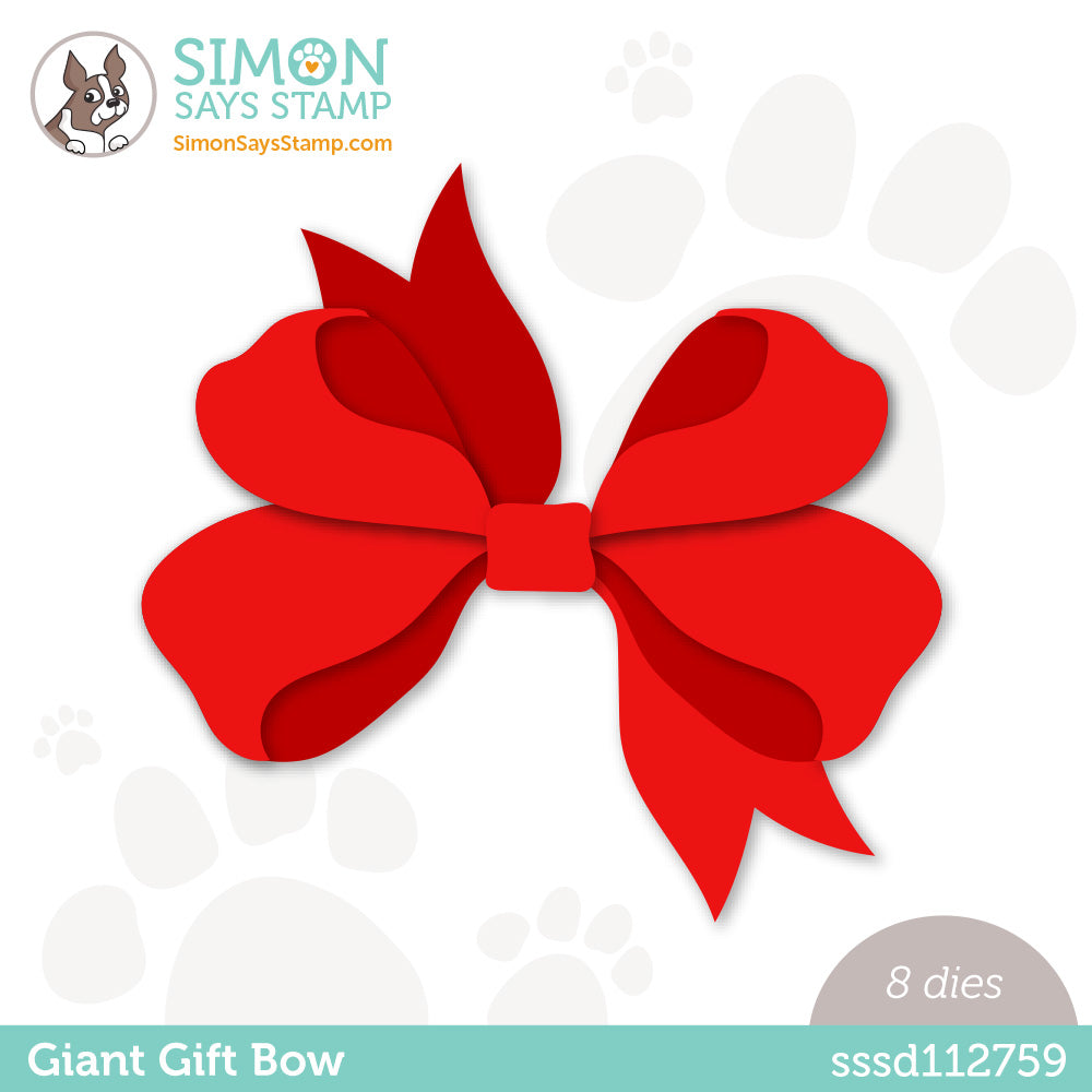 Simon Says Stamp GIANT GIFT BOW Wafer Dies sssd112759