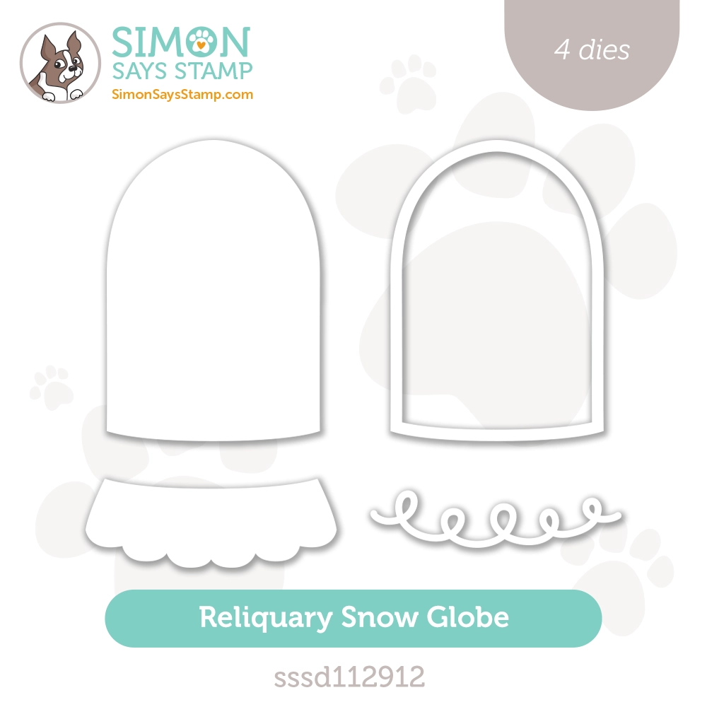 Simon Says Stamp Reliquary Snow Globe Wafer Dies sssd112912 All The Joy