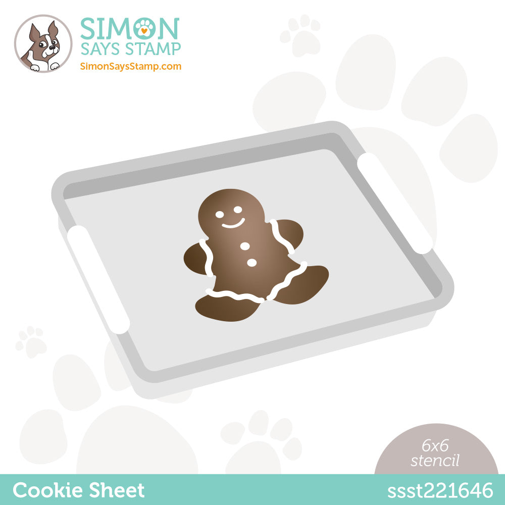 Simon Says Stamp Stencil Gingerbread Man COOKIE SHEET ssst221646 *