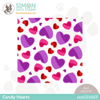 Simon Says Stamp 6 Layering Stencils CANDY HEARTS ssst221663 Kisses