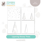 Simon Says Stamp Stencils Layering Snowy Trees ssst221695