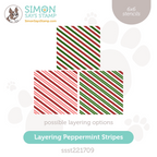 Simon Says Stamp Stencils Layering Peppermint Stripes ssst221709 All The Joy