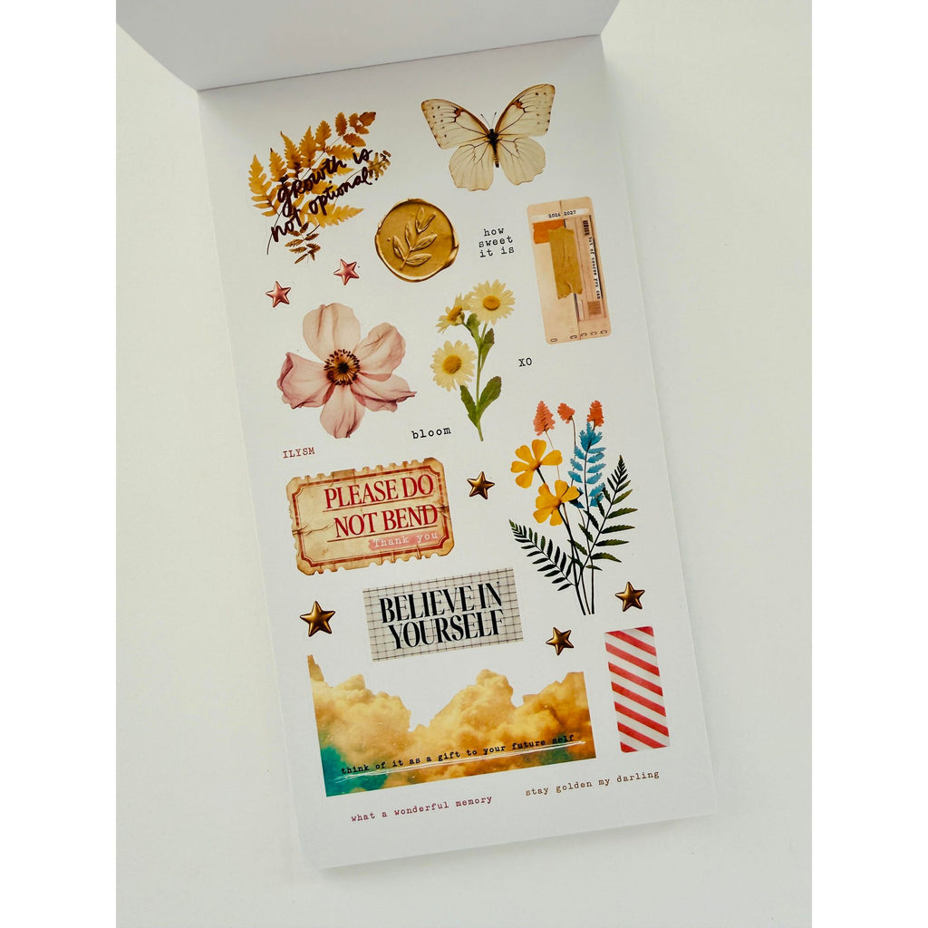 Amy Tan A Little Obsessed Junk Journal Sticker Book page 2