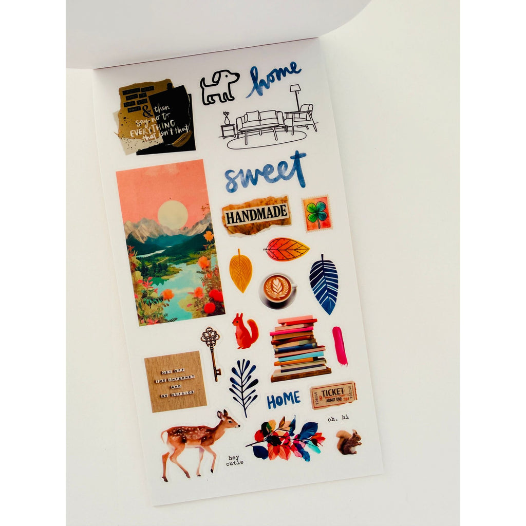 Amy Tan A Little Obsessed Junk Journal Sticker Book page 5