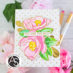 Alex Syberia Designs Heartfelt Blooms Hot Foil Plate asd-hf-150 best