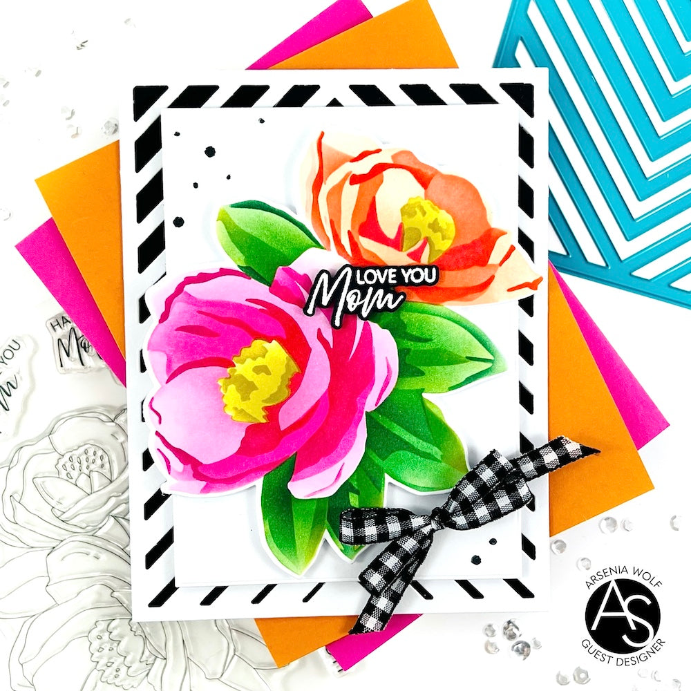Alex Syberia Designs Heartfelt Blooms Stencil Set asd-ste-150 mom