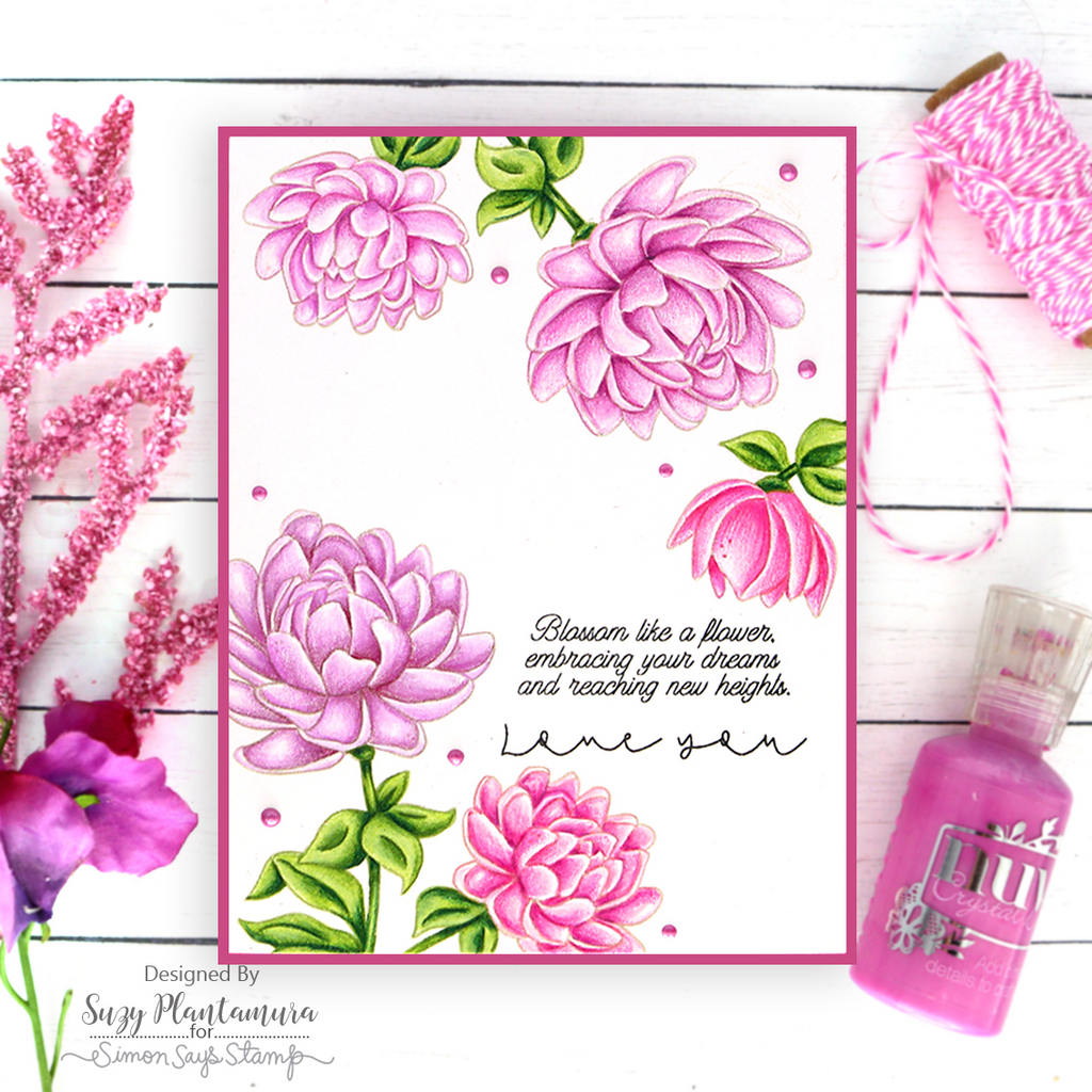 Alex Syberia STAMPtember Exclusive A New Dream Stamps and Dies sssd112926c Floral Card | color-code:ALT05